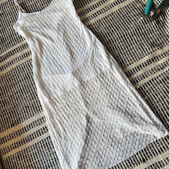 Wild Fable Size medium white lace maxi dress - Picture 1 of 7